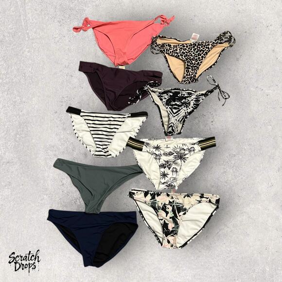 Womens Medium Swimwear Bundle 9 Pack Calvin Klein Xhilaration DP Mixed BottomSet - Picture 1 of 4
